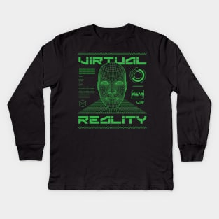 Virtual Reality Kids Long Sleeve T-Shirt